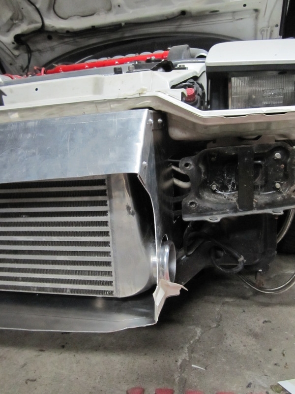 Did some fmic/radiator ducting work...pics | Mitsubishi 3000GT & Dodge ...